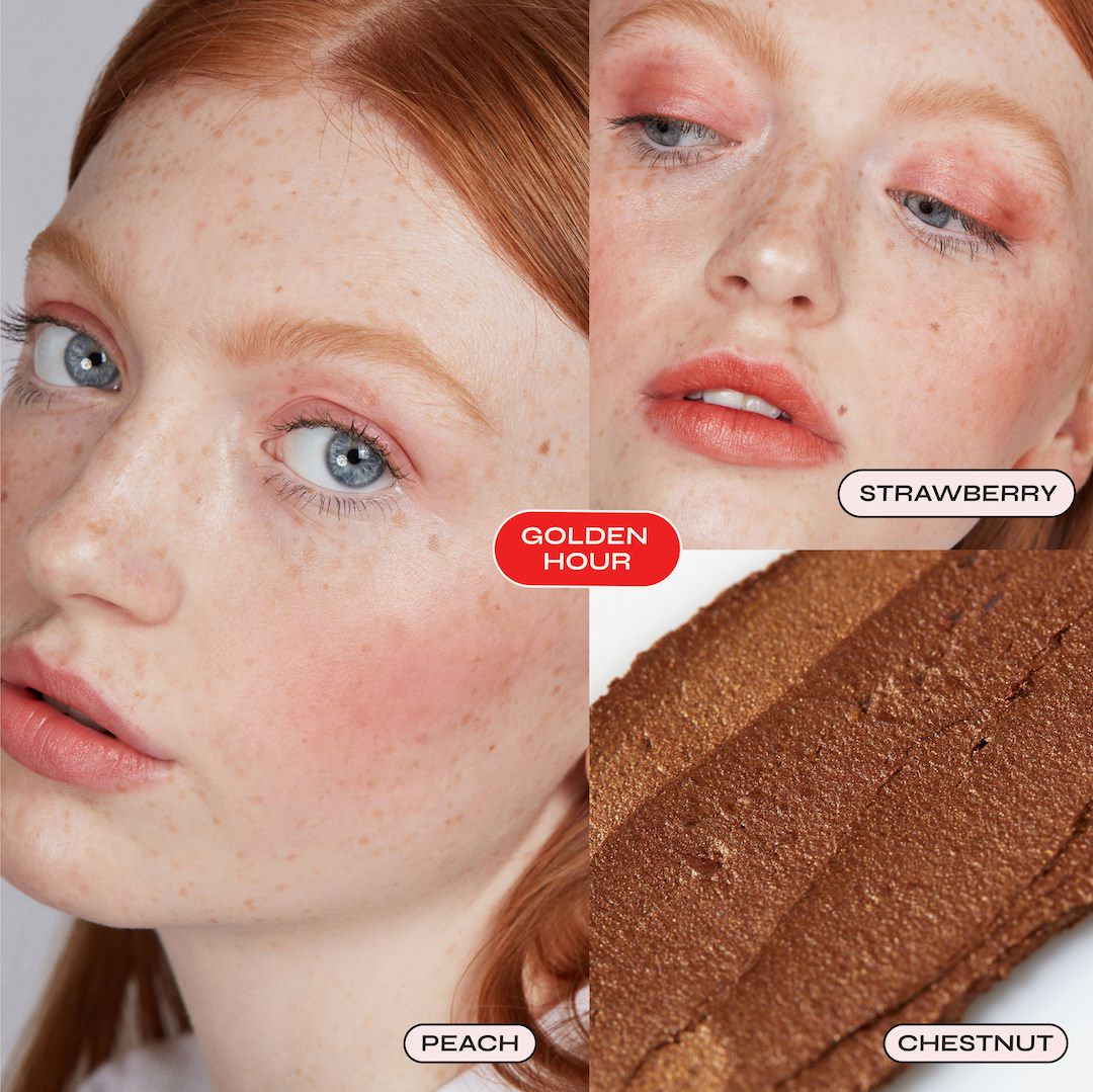 GOLDEN HOUR: Chestnut, Peach, Strawberry - Strawberry sunsets and a golden chestnut glow