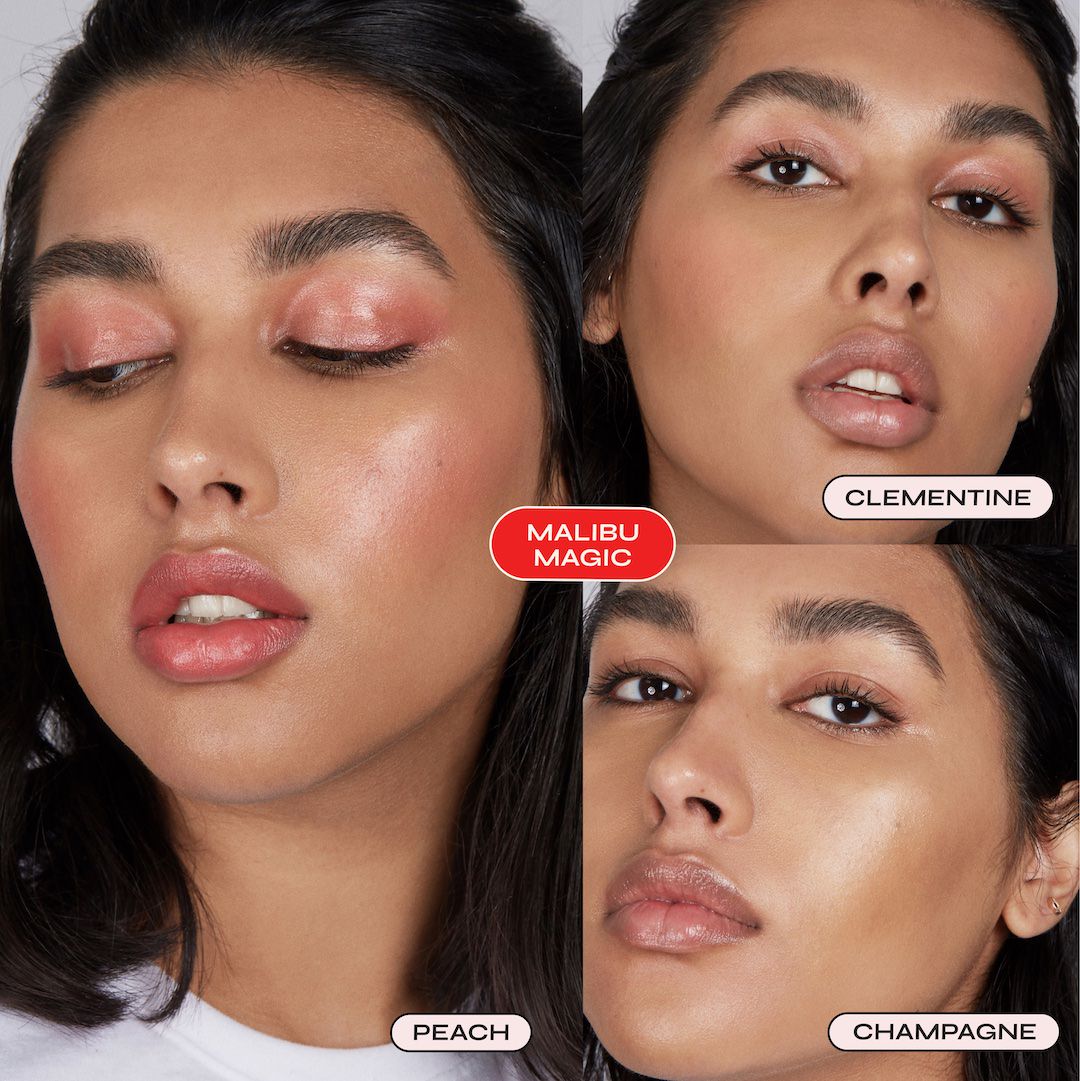 MALIBU MAGIC: Champagne, Peach, Clementine - Salty hair and the perfect coral-sun-kissed glow