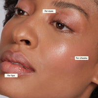 Thumbnail for axiology multi-use vegan balmie lipstick - CLEMENTINE - Barely there orange with a shimmery finish